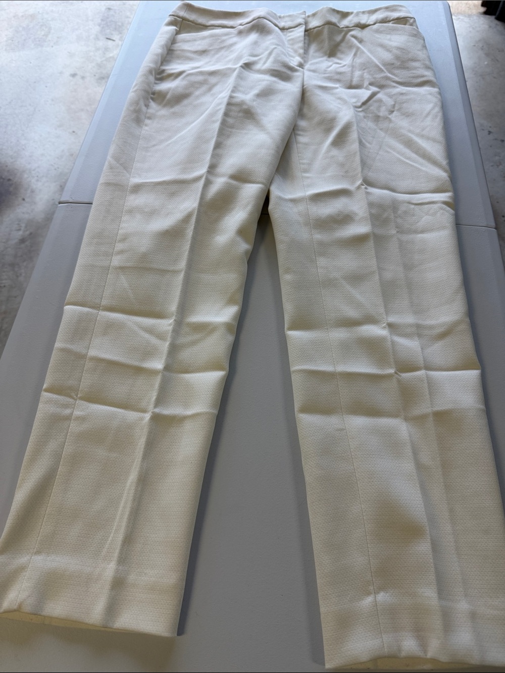 Woman’s Liz Claiborne Cream Dress Pants Size  12